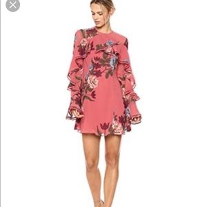 Keepsake long sleeve floral dress